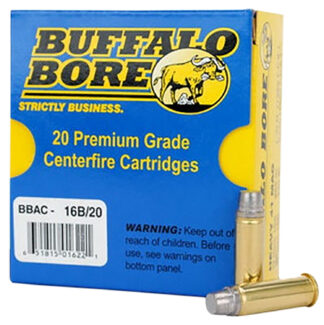 Buffalo Bore 41 Remington Magnum 230 gr Hard Cast Semi Wadcutter, 20-Round Box