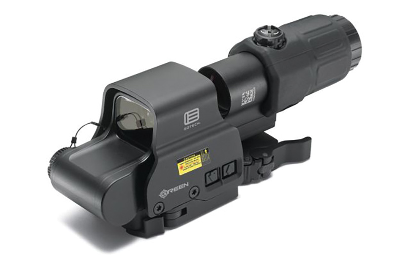 EOTech HHS-GRN EXPS2-0GRN Holographic Sight 1x with G33.STS Magnifier, Green 2 Dot Reticle