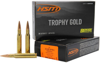 HSM Trophy Gold Extended Range .30-06 Springfield 185 Grain HPBT VLD, 20 Rounds Per Box