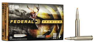 Federal Ammunition Premium .270 Winchester 130gr Trophy Bonded Tip (20 Rounds)