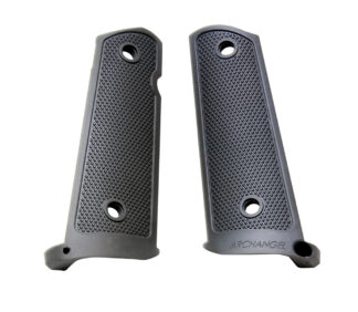 Archangel AA108 Aluminum Grip Panels for 1911 Government, Black Anodized Diamond Checkering