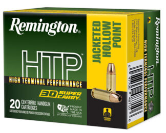 Remington High Terminal Performance .30 Super Carry 100gr JHP, 20-Round Box
