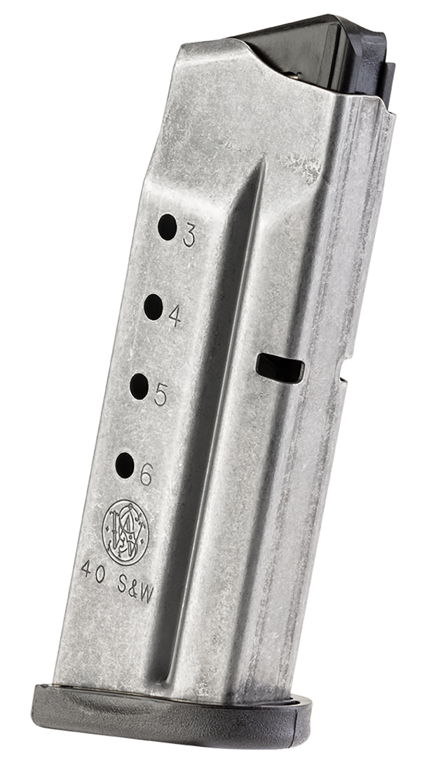 Smith & Wesson M&P Shield .40 S&W 6-Round Stainless Steel Detachable Magazine