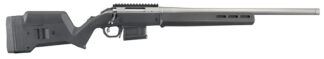 Ruger American Tactical Rifle Hunter 6.5mm Creedmoor Bolt Action 18in Silver Cerakote