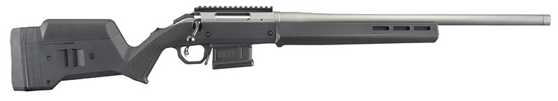 Ruger American Tactical Rifle Hunter 6.5mm Creedmoor Bolt Action 18in Silver Cerakote