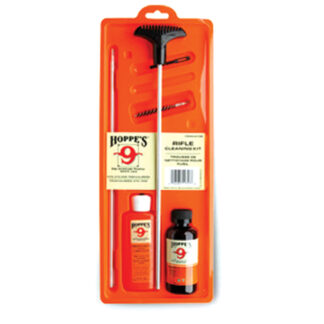 Hoppes Clamshell Cleaning Kit for .22-.257 Cal Rifles