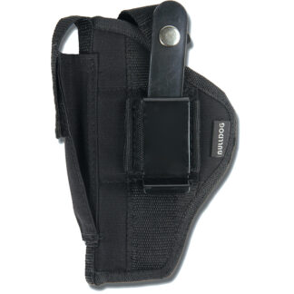 Bulldog Cases FSN23 Extreme Belt/Clip Holster for 5-6 in Large Revolver (OWB, Black Nylon)