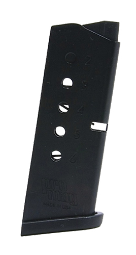 ProMag SMI20 Standard 6-Round .380 ACP Magazine for S&W Bodyguard, Blued Steel