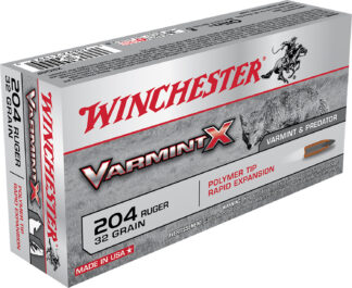 Winchester Varmint X .204 Ruger 32 Gr Polymer Tip 20 Rounds Per Box