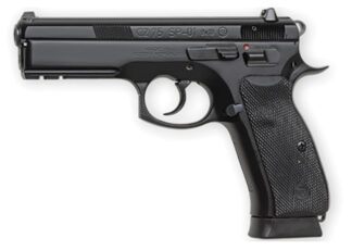 CZ 75 SP-01 9mm DA/SA Semi-Auto 4.6 in Black Fixed 3-Dot Tritium Night Sights