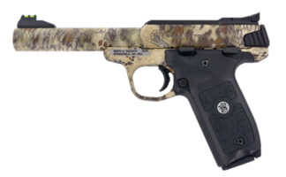 Smith & Wesson SW22 Victory Semi-Auto Pistol, 22 LR, 5.5 in Barrel, Kryptek Highlander Stainless Steel