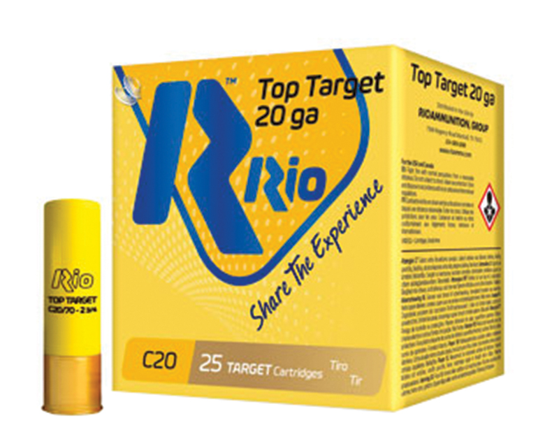 Rio Ammunition Top Target 20 Gauge 2.75 in 7/8 oz #8 Shot