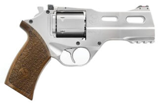 Chiappa Rhino 40DS .357 Magnum 4in Nickel-Plated Revolver, 6rd, Walnut Grip