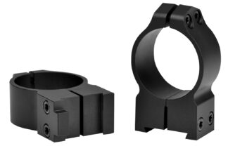 Warne 15BM CZ 550 Maxima 30mm High Scope Rings, Matte Black, 0 MOA