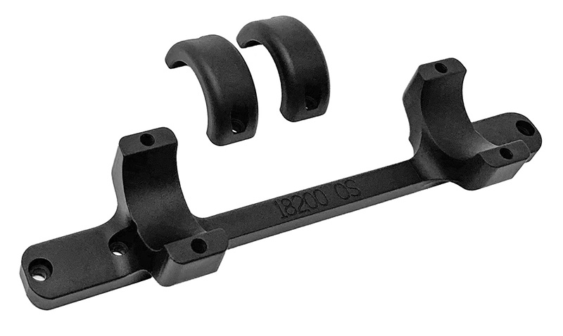 DNZ Game Reaper 1-Piece Savage All Round 1 in Med Offset Rings Scope Mount, Black