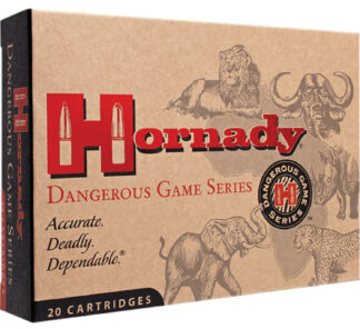 Hornady 8508 Dangerous Game .375 H&H Magnum 270 gr InterLock Spire Point Recoil Proof (20 Rounds)