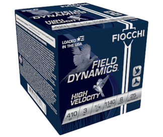 Fiocchi High Velocity .410 Bore 3 in 11/16 oz #8 Shot, 25 Rounds