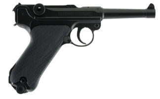 Umarex 2251800 Legends P.08  CO2 177 BB 21+1 4.60" Black Polymer Grips