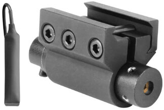 Aim Sports LH002 Red Laser Sight, 5mW, Picatinny/Weaver Rail, Black Anodized Aluminum