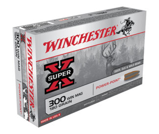 Winchester Super-X .300 Winchester Magnum 180gr Pointed Soft Point (PP) 20-Round Box