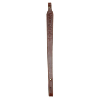 Davey Crickett Rifle Sling Brown Leather 23"