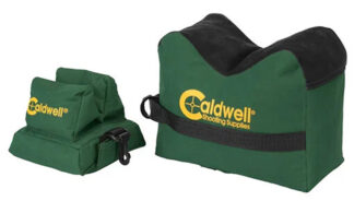 Caldwell DeadShot Shooting Bag Combo (Front & Rear) Filled Dark Green 600D Polyester