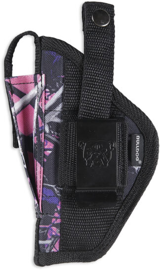 Bulldog Cases FSN20MDG Extreme OWB Holster, Muddy Girl Camo Nylon, Ambidextrous, Fits Ruger LC9, 2-3 in
