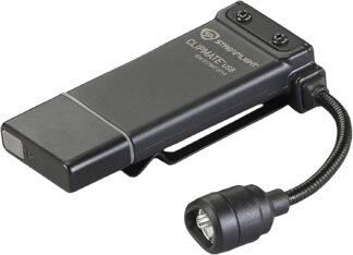 Streamlight ClipMate USB Clip-on Light, Black, White/Red LEDs, 0.2/0.5/10/70 Lumens