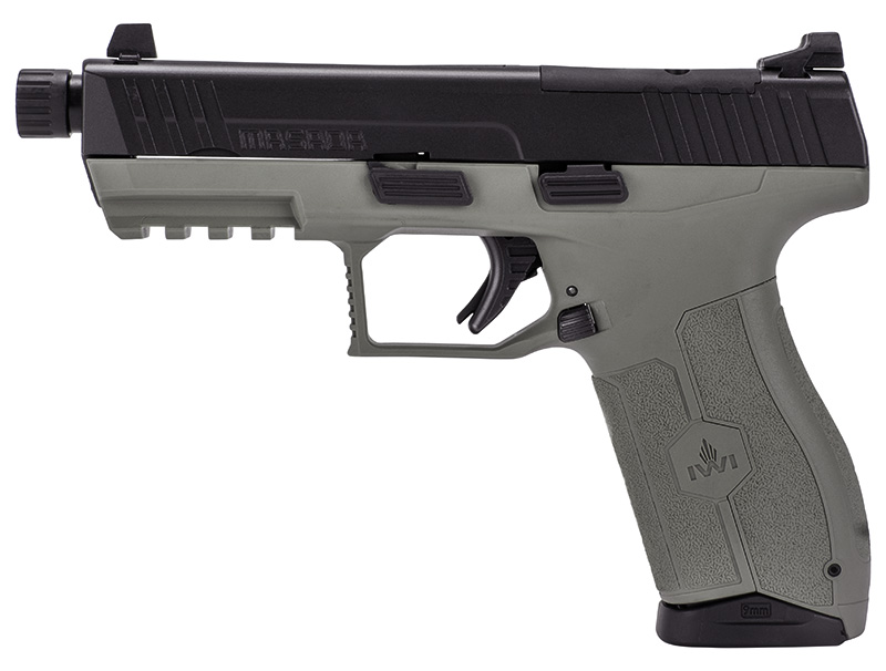 IWI Masada 9mm Semi-Auto Striker-Fired OD Green 3-Dot Fixed Sights Threaded Barrel