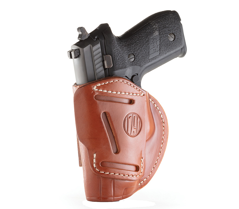 1791 Gunleather 4-Way Holster Classic Brown RH Size 5