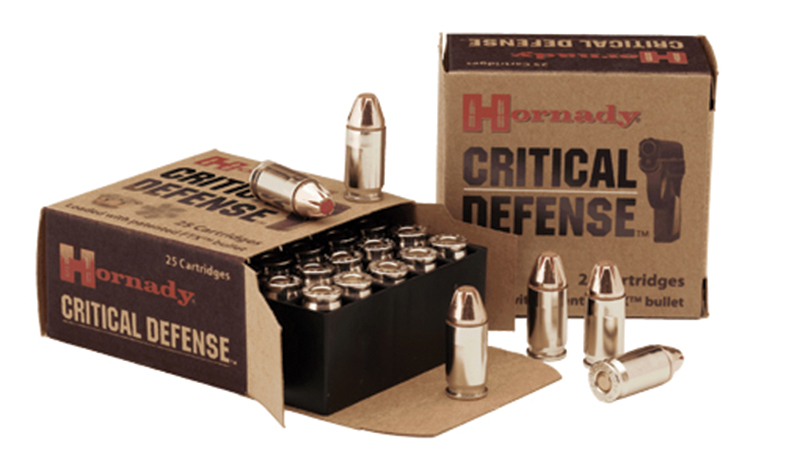 Hornady Critical Defense .45 ACP 185 gr FlexTip FTX Brass, 20-Round Box