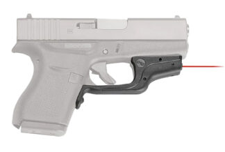 Crimson Trace 0143801 LG-443 Laserguard Compatible w/Glock 42/43, Red Laser Black Polymer