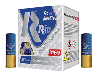 Rio Ammunition Royal Blue Steel Magnum 12 Gauge 3 in 1 1/8 oz #4 Shot