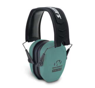 Walkers Razor Slim Passive Muff Teal Over-the-Head, 27 NRR