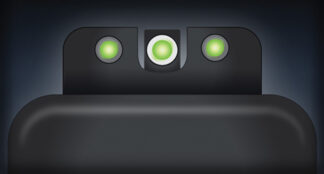 TruGlo Tritium Pro Front/Rear Night Sights for S&W BodyGuard 380, Square Front/U-Notch Rear