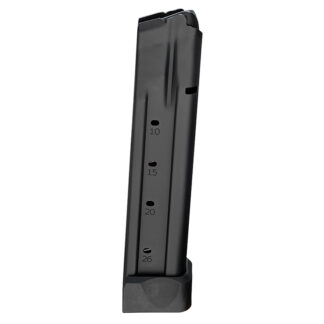 Springfield Armory PH6926 1911 Prodigy Double Stack 9mm 26-Round Magazine, Black Steel