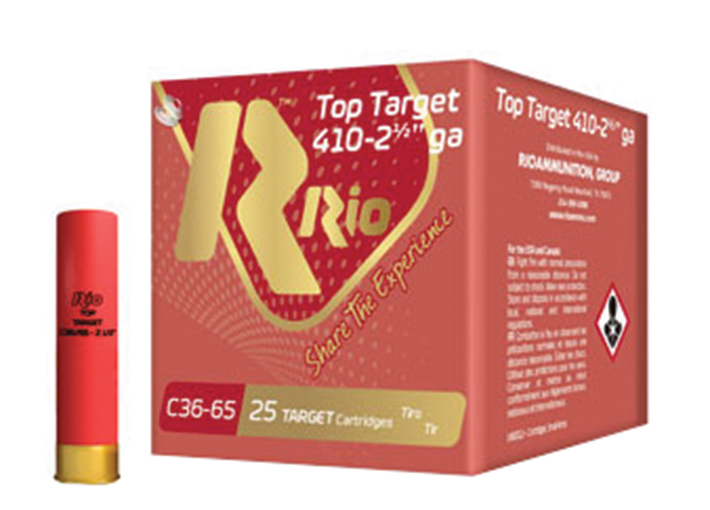 Rio Ammunition 410 Gauge 2.5 in MaxDr Target Shells, 1/2 oz #7.5 Shot