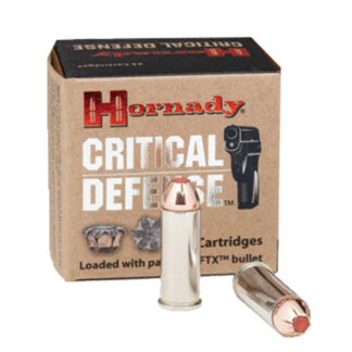 Hornady Critical Defense .44 S&W Special 165 gr FTX JHP Ammunition, 20 Rounds
