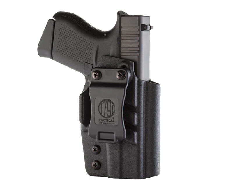 1791 Gunleather Tactical Kydex IWB Holster for Glock, Black, RH