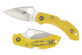 Spyderco Dragonfly 2 Salt Folder 2.25 in H1 Steel Blade Yellow FRN Handle