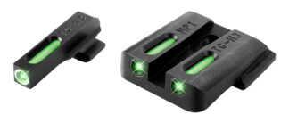 TruGlo TG13MP1A TFX 3-Dot Tritium/Fiber Optic Sights for S&W M&P, Black Finish