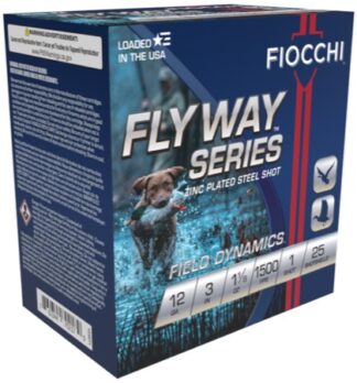 Fiocchi Flyway Steel 12 Gauge 3" 1 1/8 oz #1 Steel Shot, 25 Rounds
