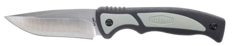 Old Timer Trail Boss Fixed Drop Point Knife, 3.70 in Stainless Steel Blade