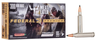Federal Ammunition Trophy Copper .300 Winchester Magnum 165 gr Flat Point (20 Rounds)