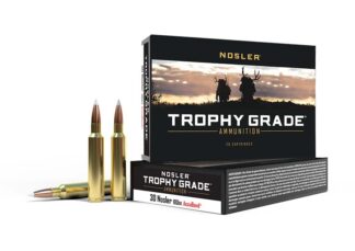 Nosler Trophy Grade .30 Nosler 180gr AccuBond Spitzer Ammunition - 20 Rounds