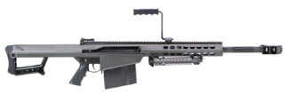Barrett 13318 M82A1  50 BMG 10+1 20" Chrome-Lined Fluted Barrel, Black Cerakote Steel Receiver, Black Fixed Stock w/Sorbothane Recoil Pad, M1913 Optics Rail, Includes Hard Carry Case