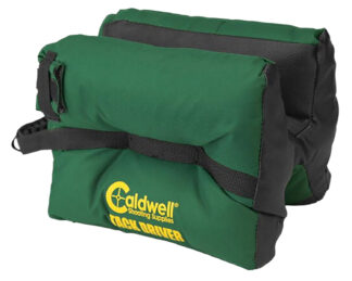 AOB Tackdriver H Bag Shooting Bag, Prefilled Green Nylon Front and Rear Bag