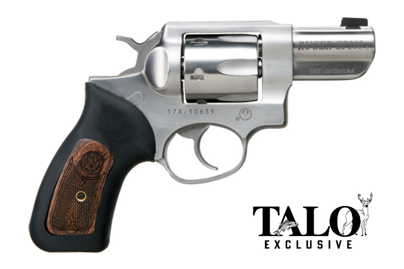 Ruger GP100 Double Action/Single Action Revolver, .357 Magnum, 2.5 in, Stainless, 6 Rounds