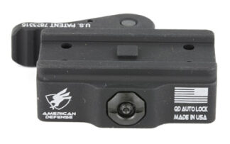 American Defense Mfg AD-T1 Low Profile Quick Detach Mount, Black