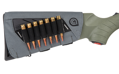 Allen Next Shot Bridger Buttstock Ammo Pouch, Up to 7 Cartridges .223-300 Win Mag